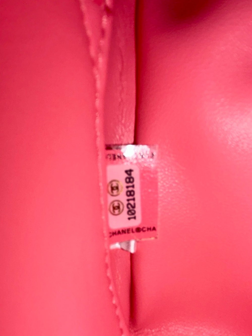 Mini Flap in Coral Lambskin - Picture 6 of 8